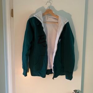 NWOT. PA Eagles fleece lined hoodie